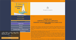Desktop Screenshot of campingilfaro.com
